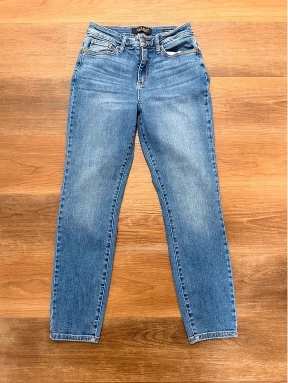 Judy Blue 82170 Boyfriend Jeans 3/26 Medium Wash High Rise Stretch